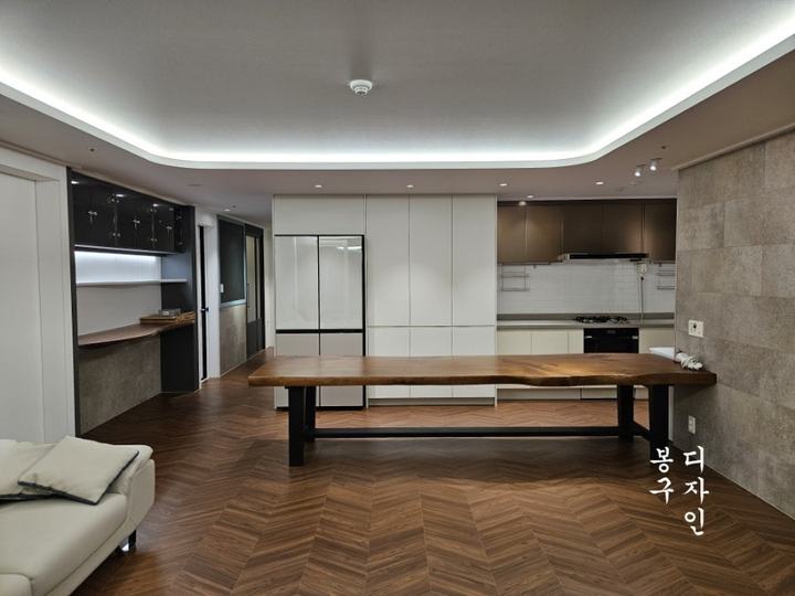 강원도 고성 부분 인테리어 현장 봉포코아루아파트 33평