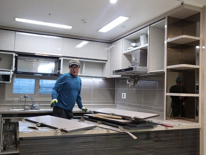 부천 옥길 한신더휴 부분인테리어 공사 시작합니다